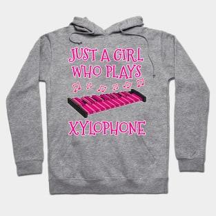 Just A Girl Who Plays Xylophone Female Musician Hoodie